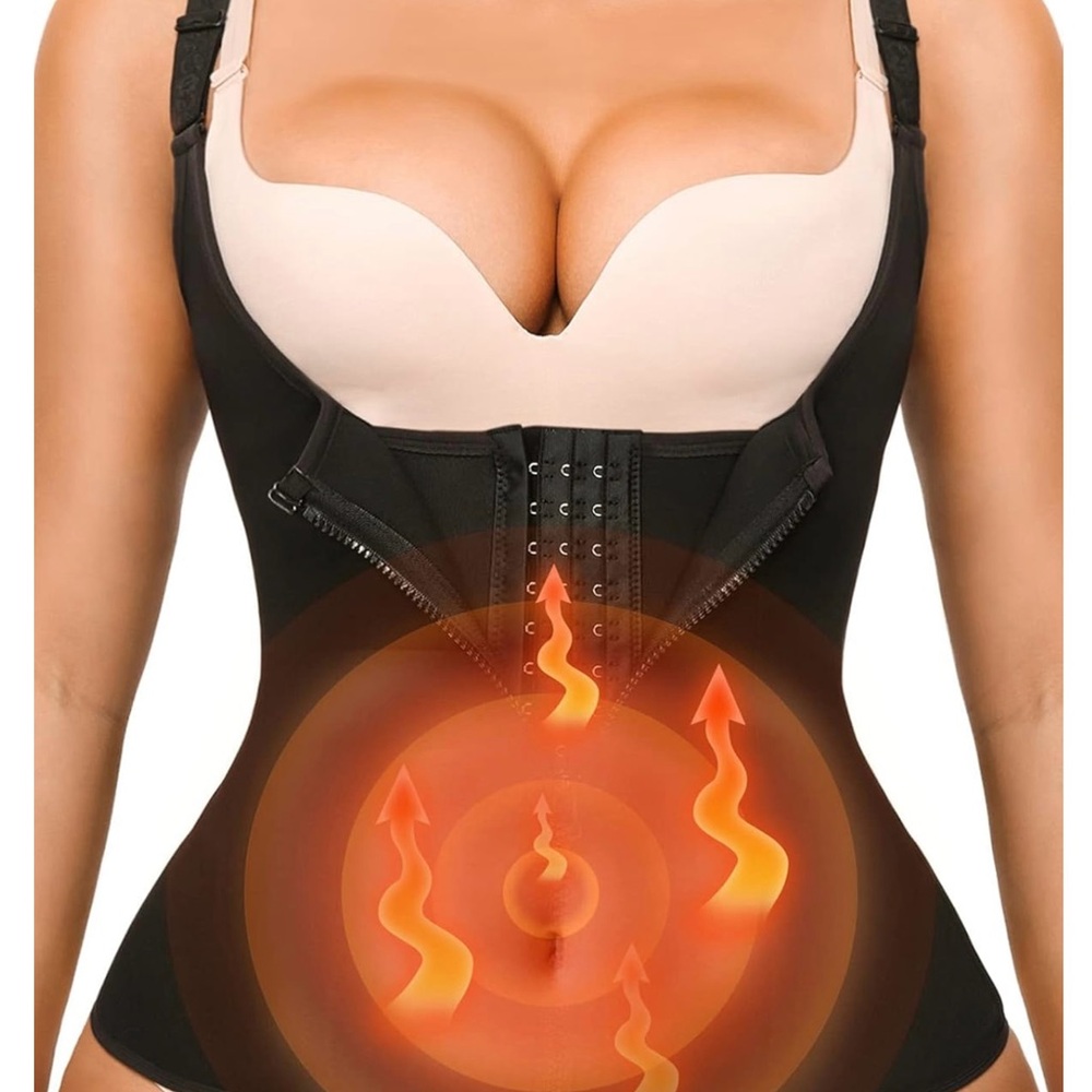 YADIFEN Waist Trainer Vest ,Zipper Corset Body Shaper- NEW